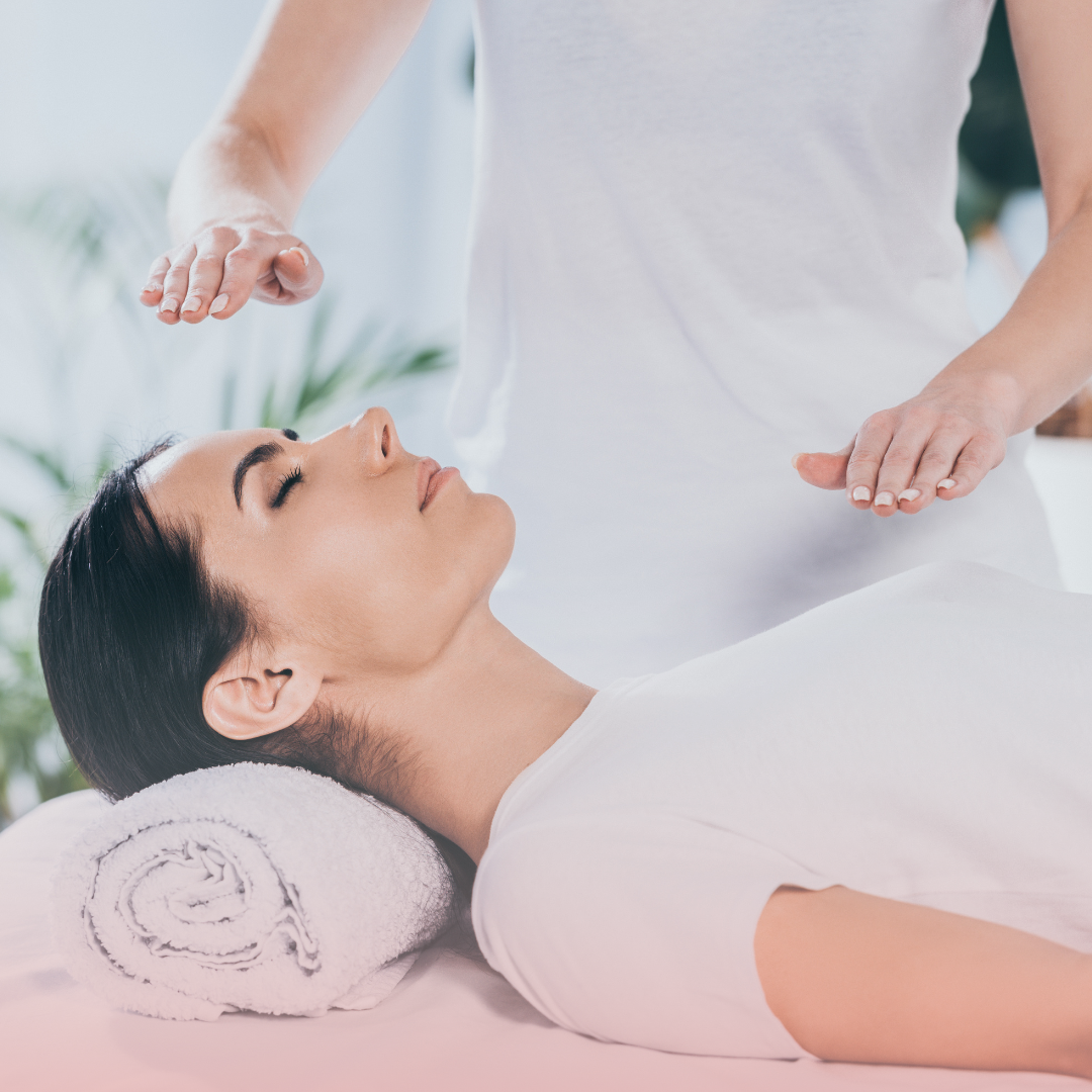 Green and Brown Natural Massage Facebook Post